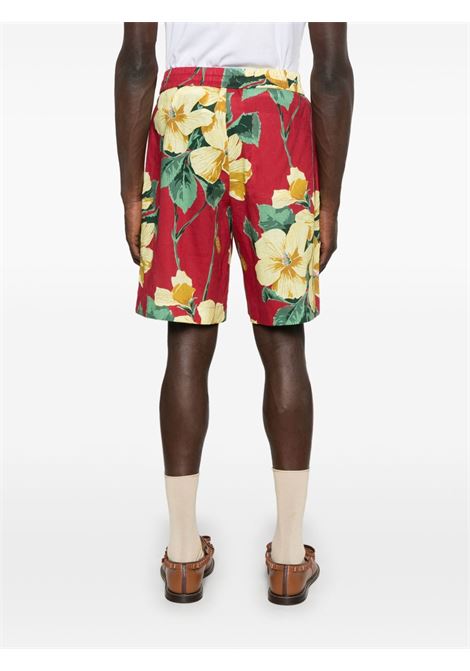 Red Le Short Luciano shorts Drôle de monsieur - men DRÔLE DE MONSIEUR | GBS158LI005RD